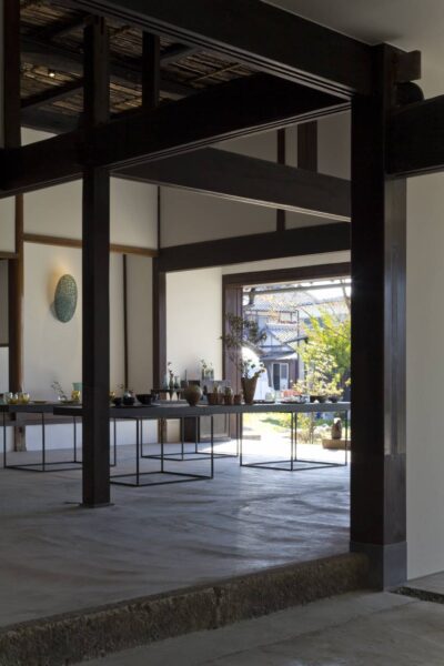 古民家を改修したガラス作家さんのギャラリー