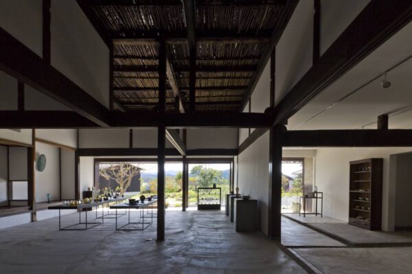 古民家を改修したガラス作家さんのギャラリー